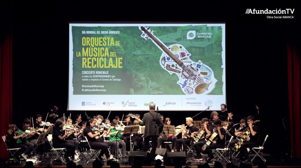 Concierto de la orquesta de la Música del Reciclaje en colaboración con Ecoembes