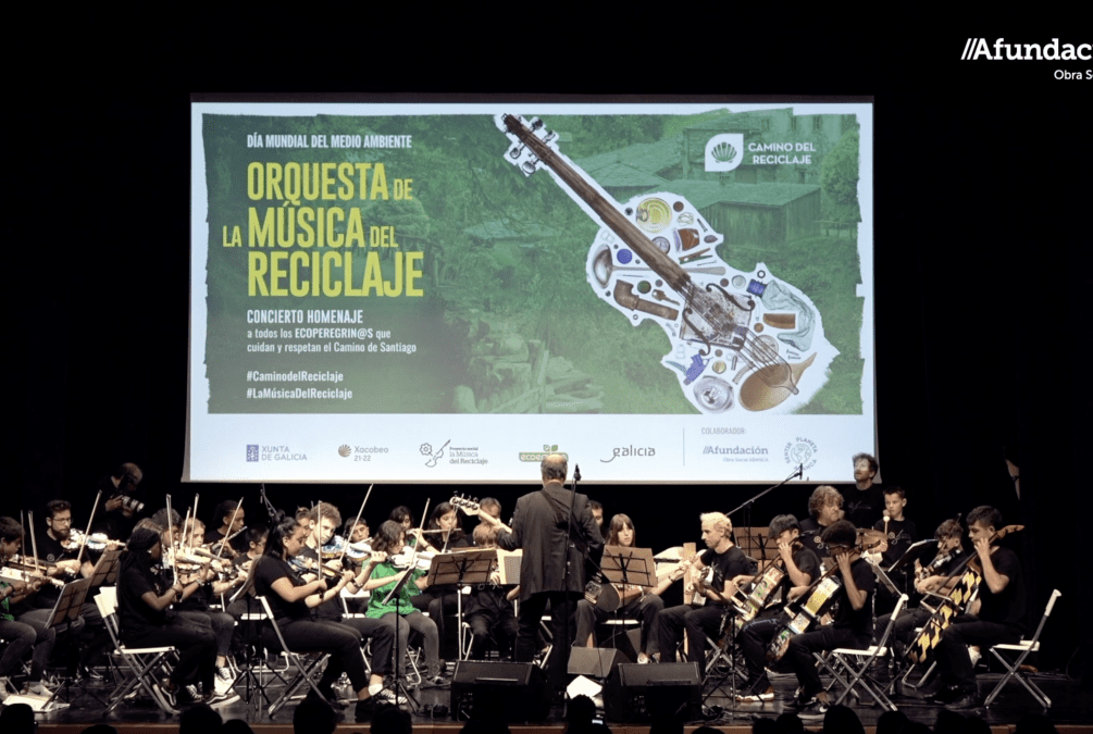 Concerto da orquestra da Música da Reciclaxe en colaboración con Ecoembes
