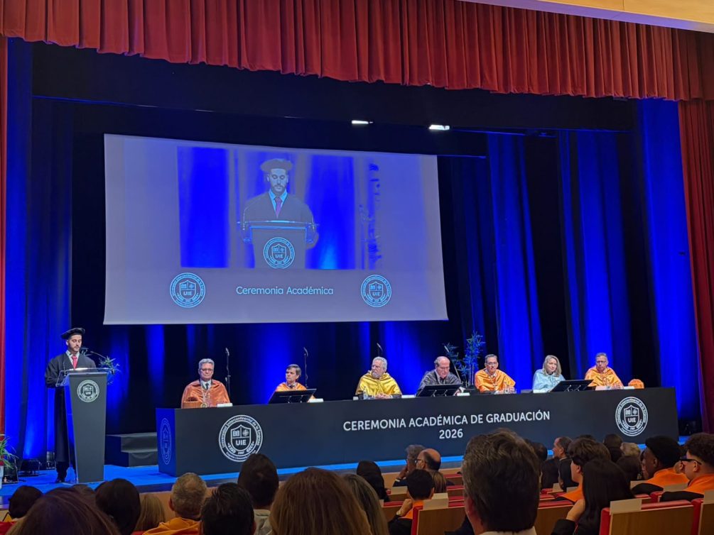 Discurso de Oriol Palomo, representante de los estudiantes de MBA, en el acto de graduación de la primera promoción de UIE